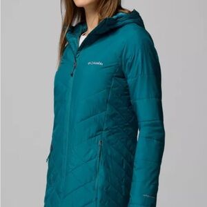 Columbia Blue Ski Jacket Insulated Puffer
